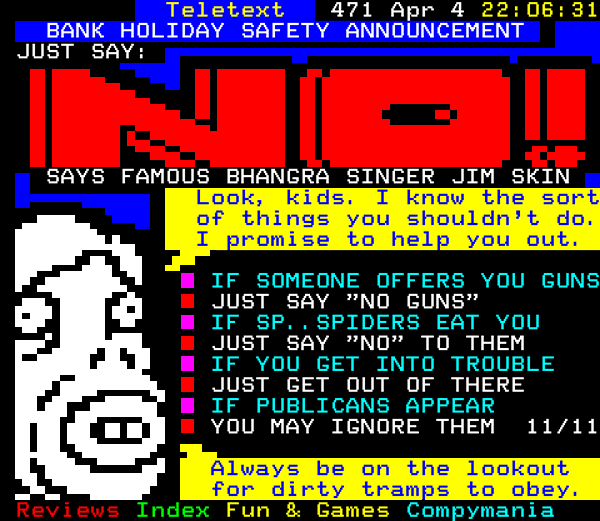 Digitiser Joke Advert: Just Say No!