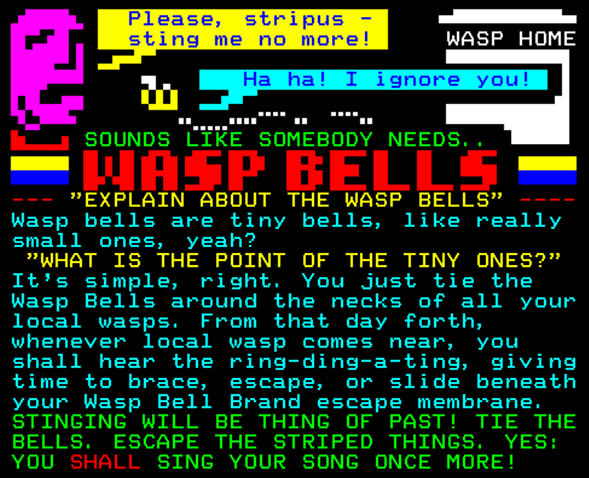 Digitiser Joke Advert: Wasp Bells