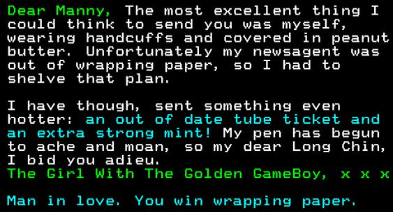 You have messed-up: Digitiser letters