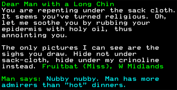 You have messed-up: Digitiser letters