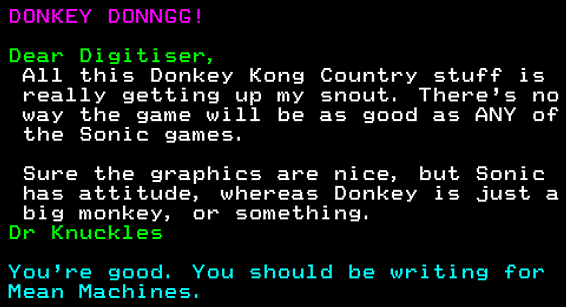 You have messed-up: Digitiser letters