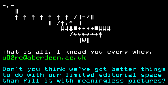 You have messed-up: Digitiser letters