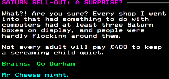 You have messed-up: Digitiser letters