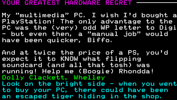 You have messed-up: Digitiser letters