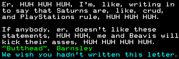 You have messed-up: Digitiser letters