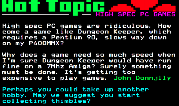 You have messed-up: Digitiser letters