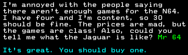 You have messed-up: Digitiser letters