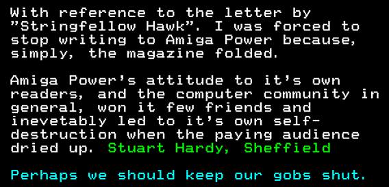 You have messed-up: Digitiser letters