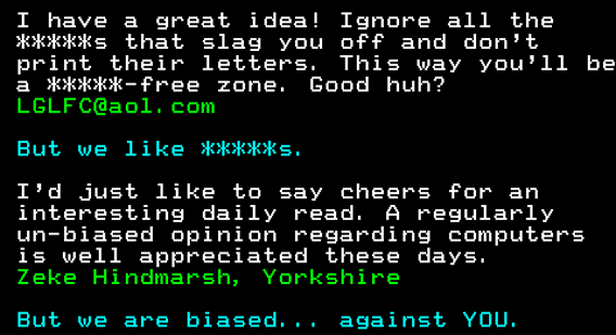 You have messed-up: Digitiser letters