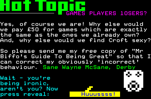 You have messed-up: Digitiser letters