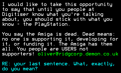 You have messed-up: Digitiser letters