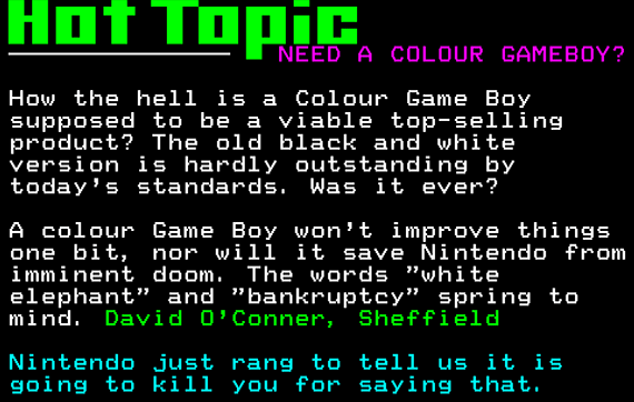 You have messed-up: Digitiser letters