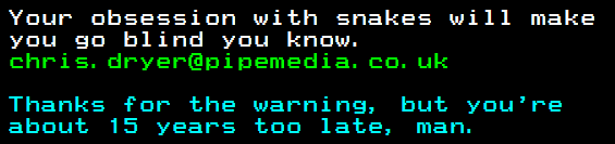 You have messed-up: Digitiser letters