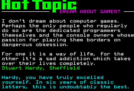 You have messed-up: Digitiser letters