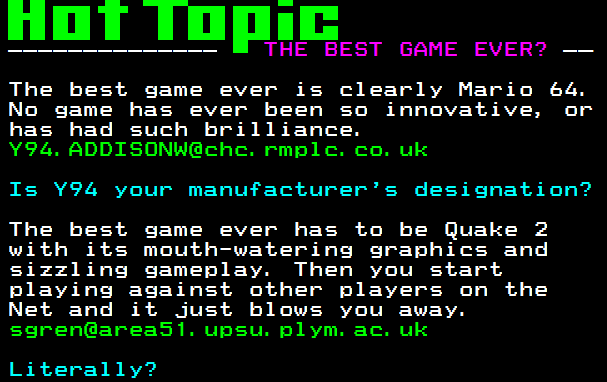 You have messed-up: Digitiser letters