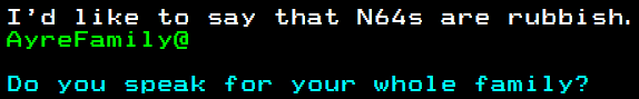 You have messed-up: Digitiser letters