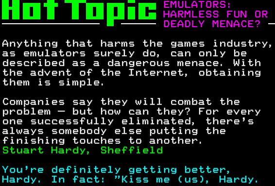 You have messed-up: Digitiser letters