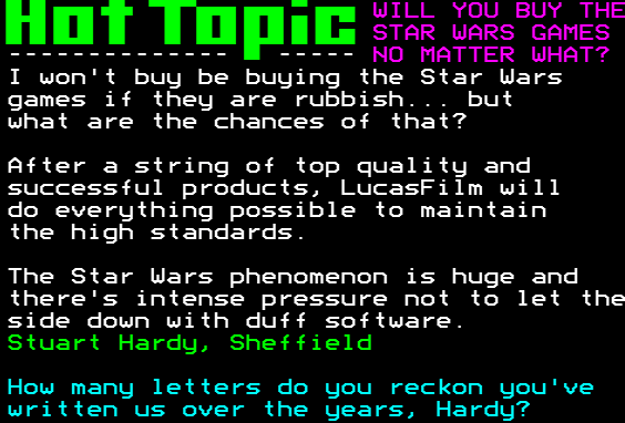 You have messed-up: Digitiser letters