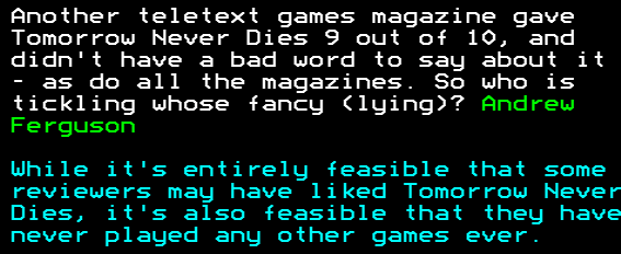 You have messed-up: Digitiser letters