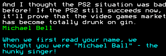 You have messed-up: Digitiser letters