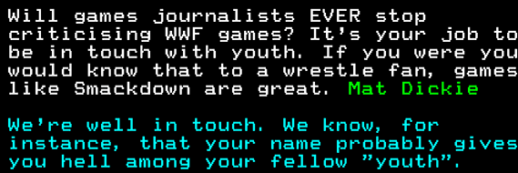 You have messed-up: Digitiser letters