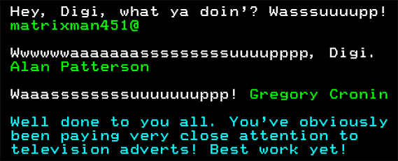 You have messed-up: Digitiser letters