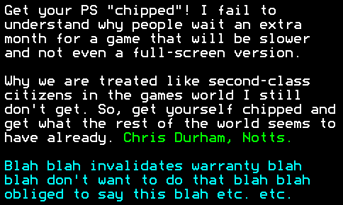 You have messed-up: Digitiser letters