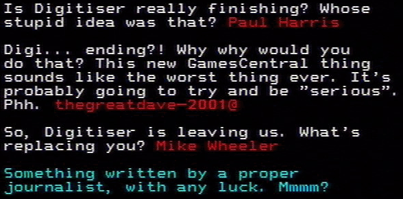 You have messed-up: Digitiser letters