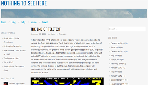 The End Of Teletext
