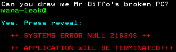 Mr Bifo's broken PC