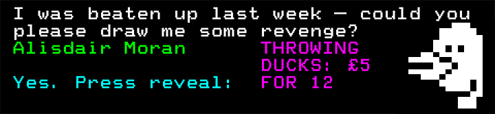 Throwing ducks for revenge