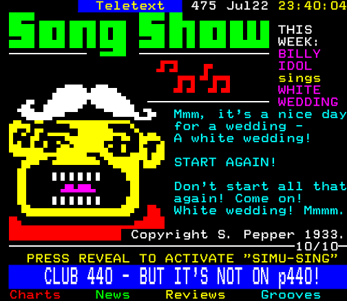 Simu-Sing: Billy Idol