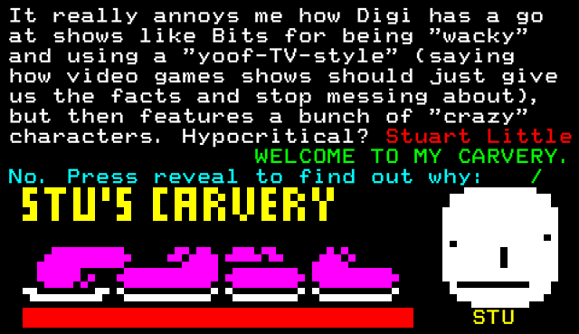 You have messed-up: Digitiser letters