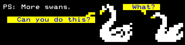 Digitiser swans