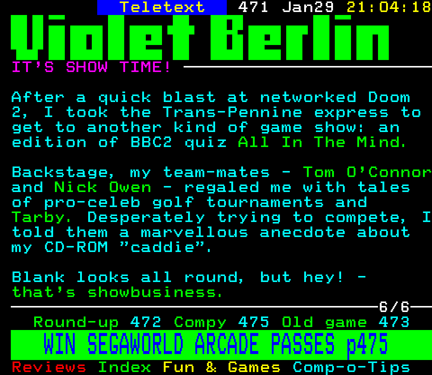 Digitiser, Teletext - 1995