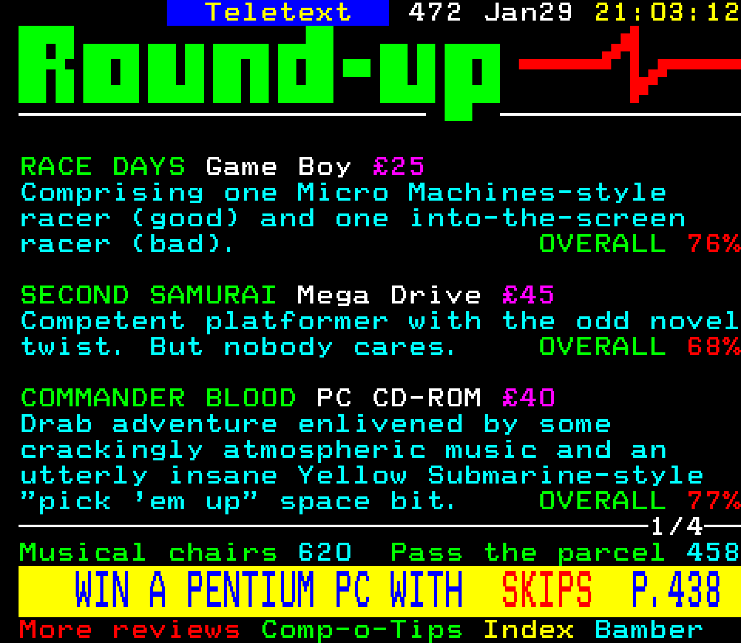 Digitiser, Teletext - 1995