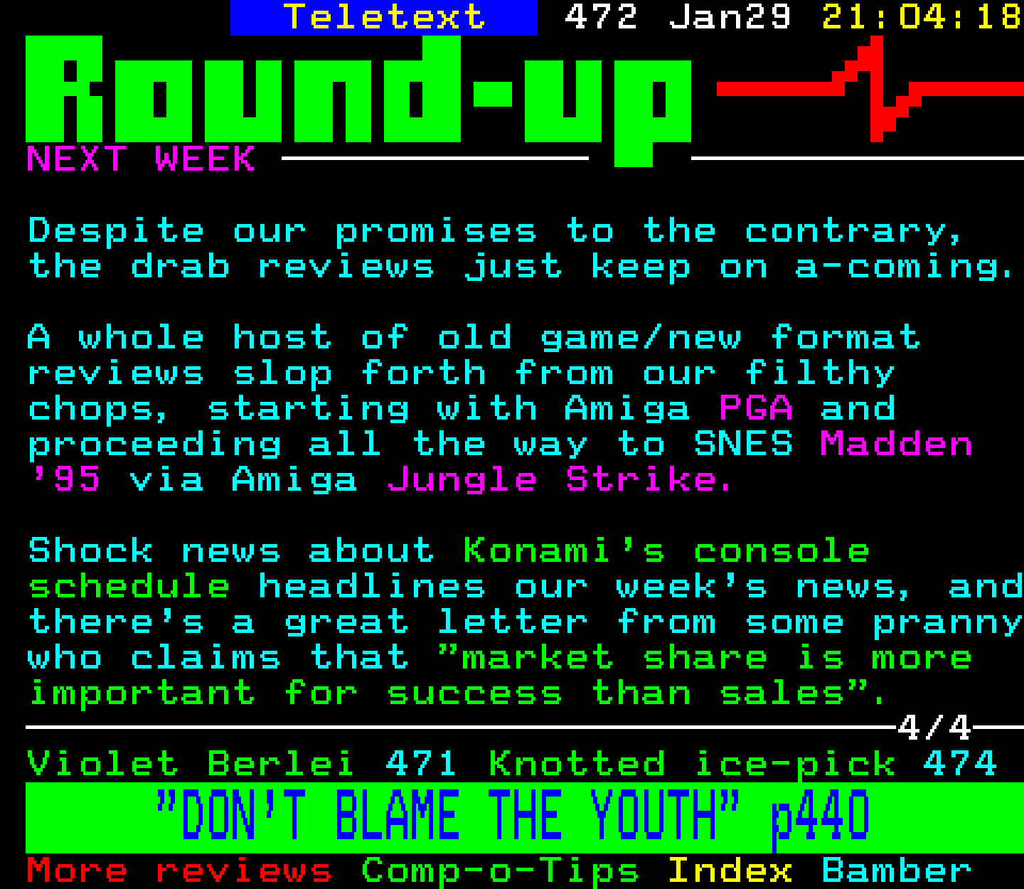 Digitiser, Teletext - 1995