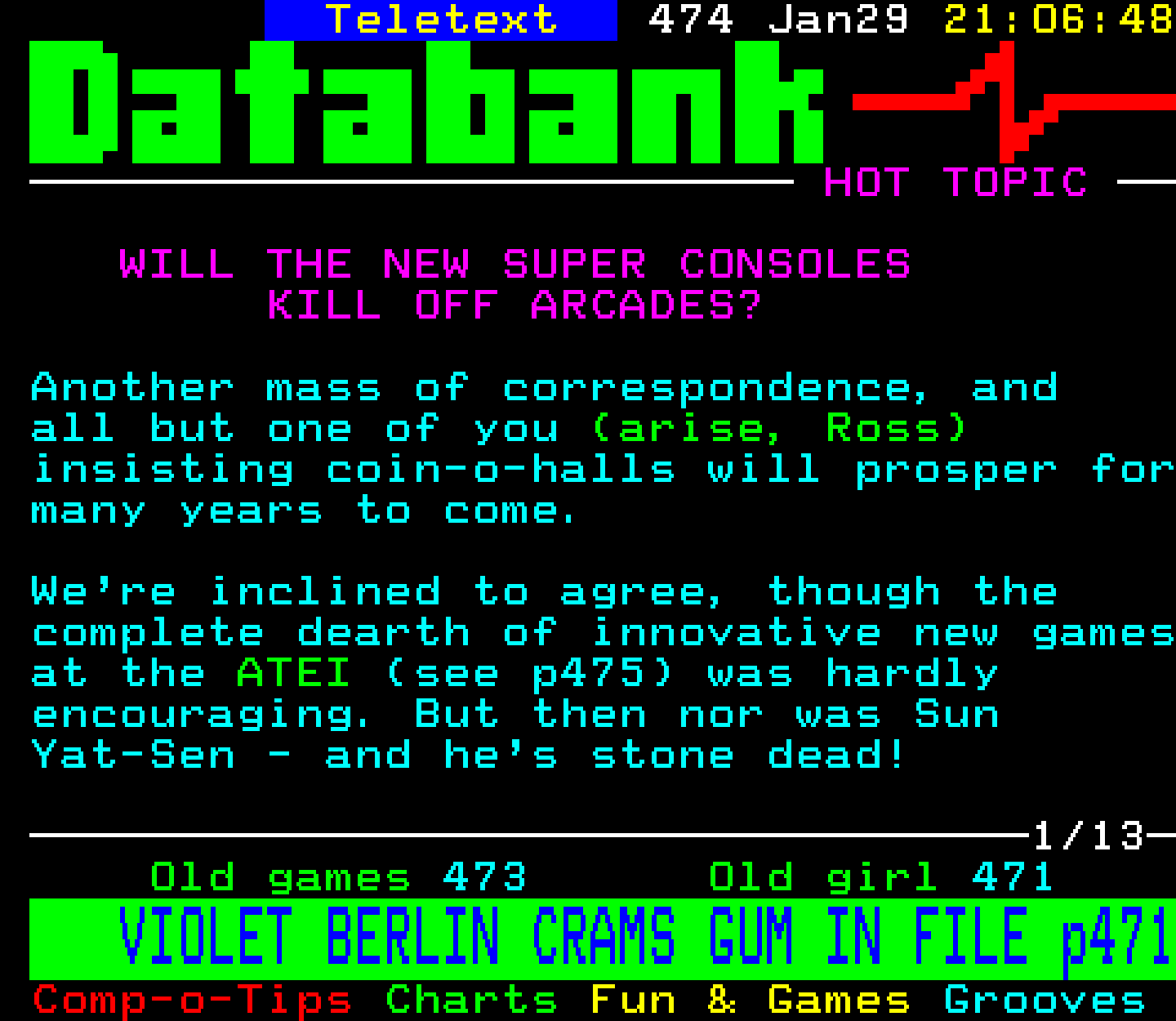 Digitiser, Teletext - 1995