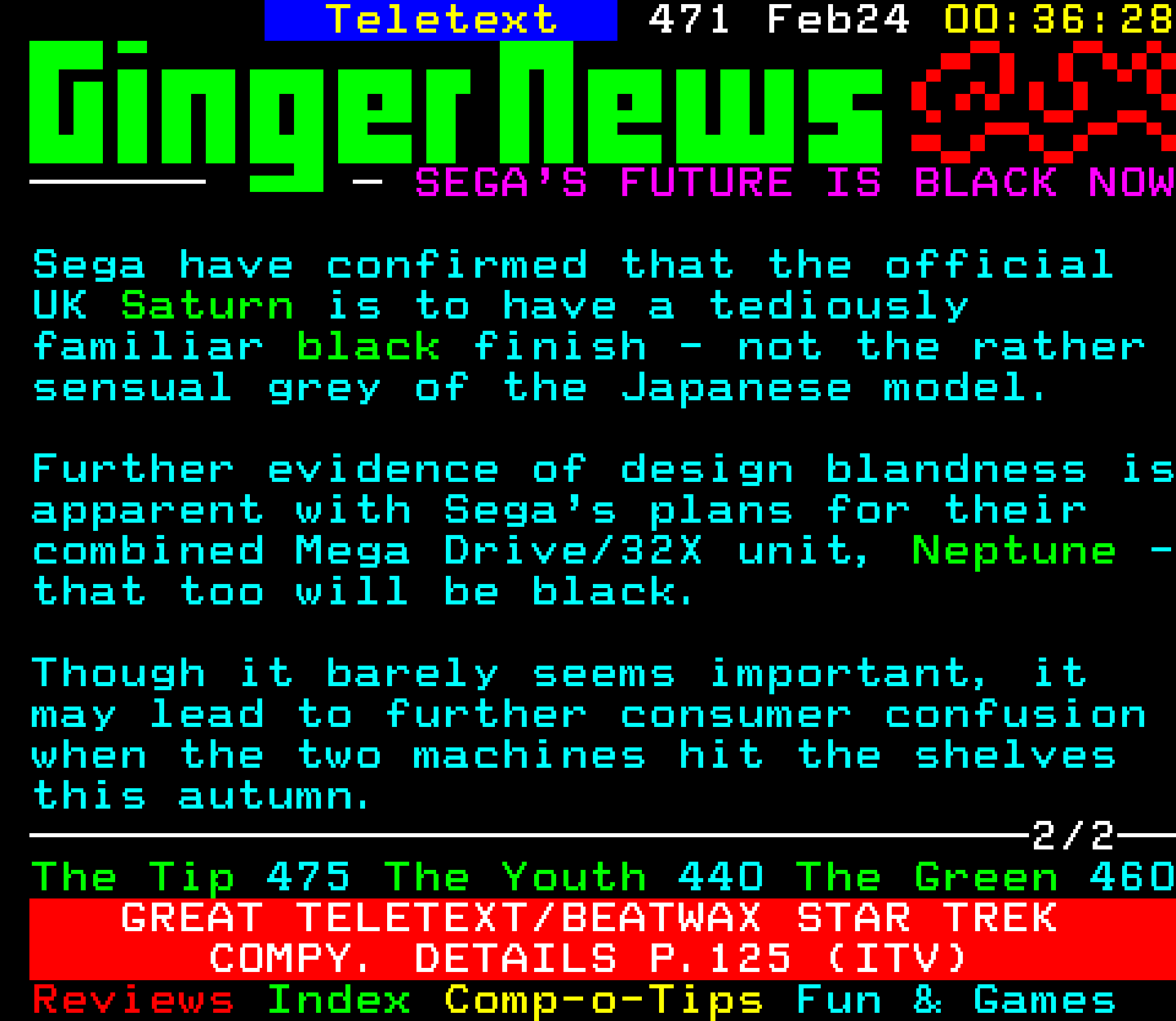 Digitiser, Teletext - 1995