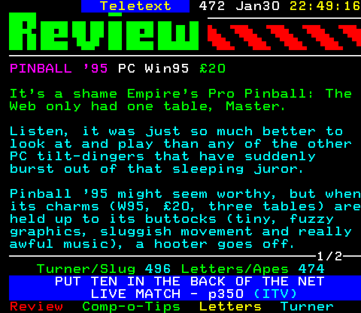 Digitiser, Teletext - 1996