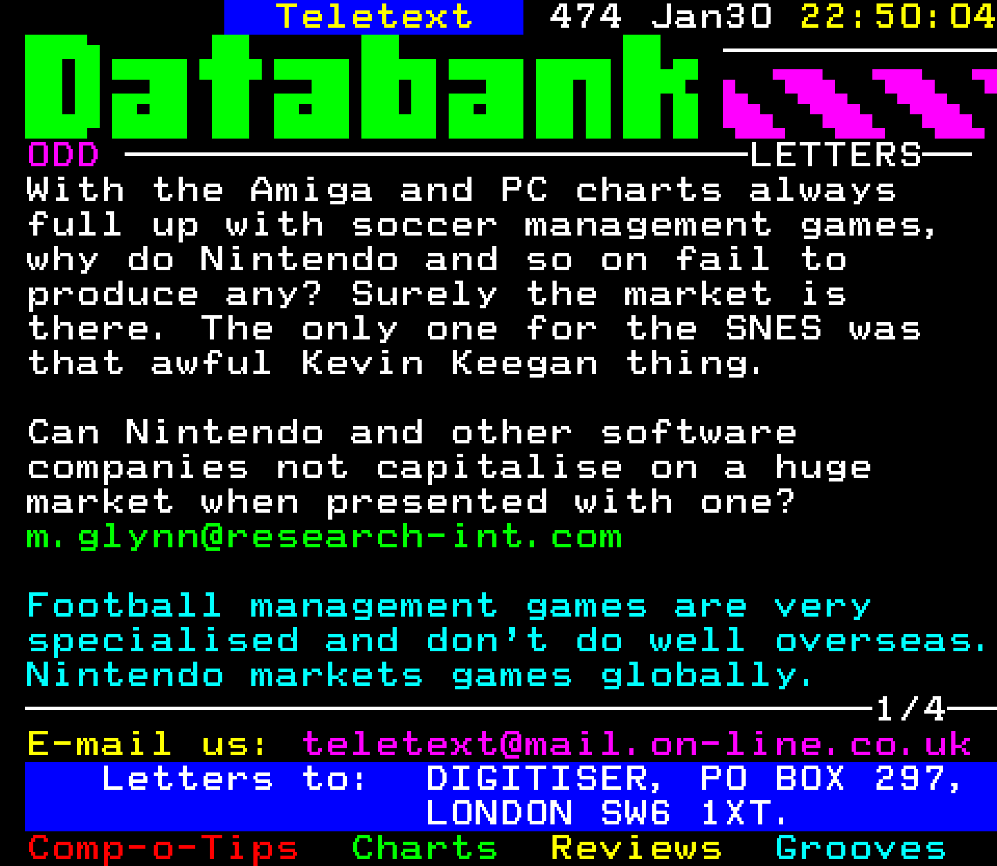 Digitiser, Teletext - 1996