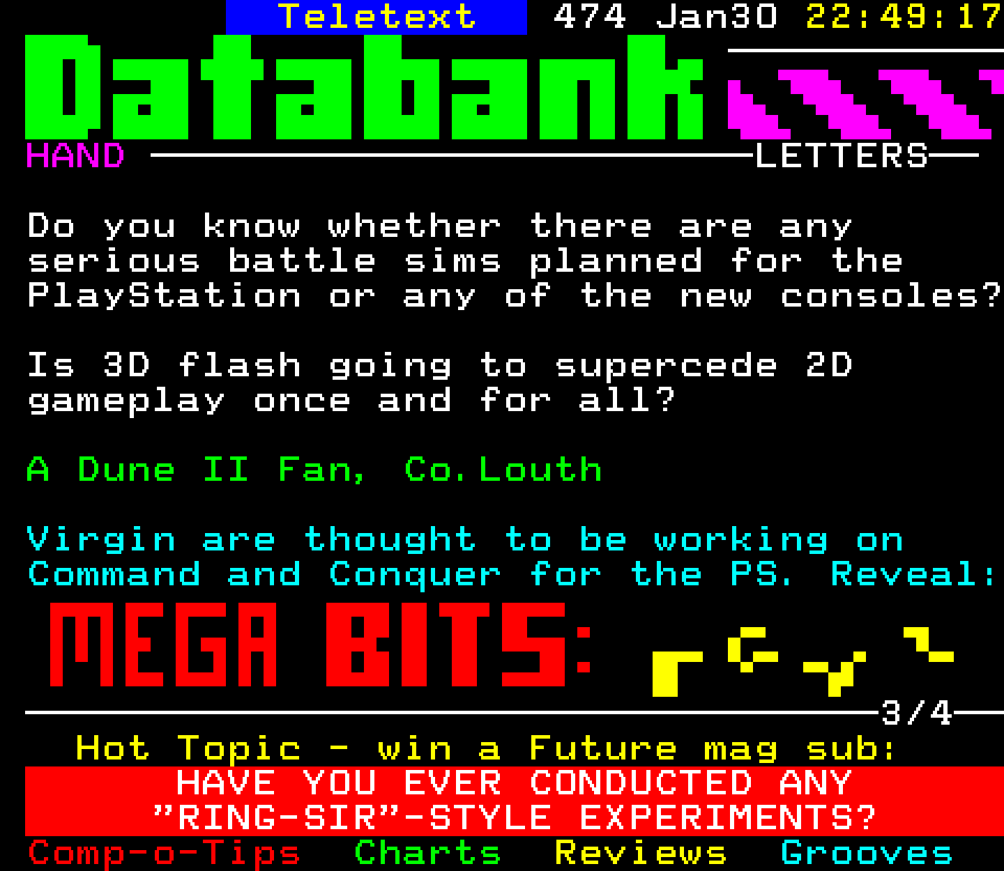 Digitiser, Teletext - 1996