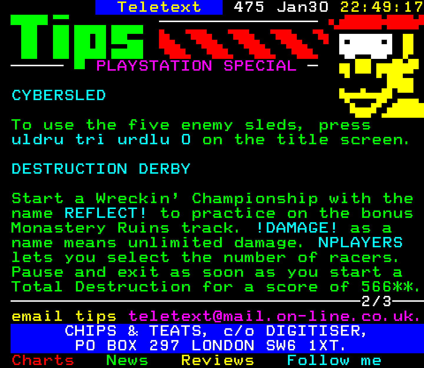 Digitiser, Teletext - 1996