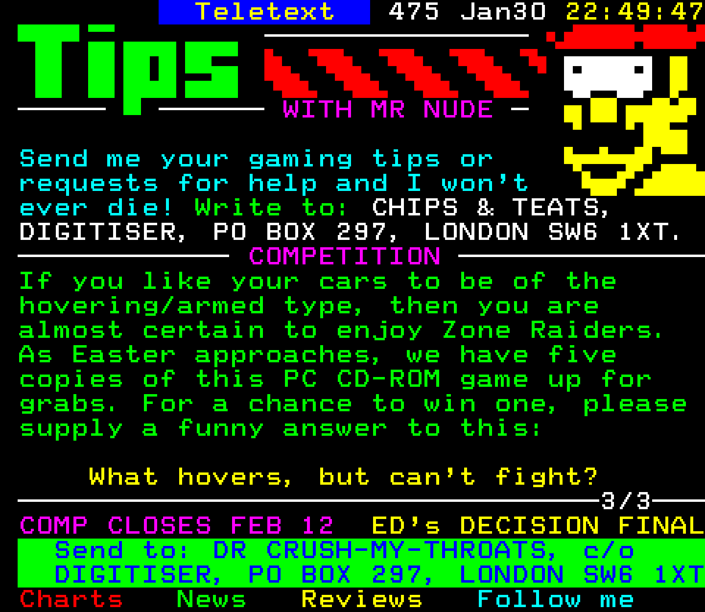 Digitiser, Teletext - 1996