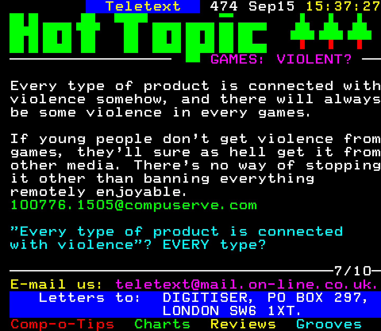 Digitiser, Teletext - 1996
