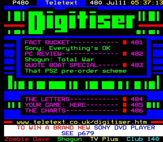 Digitiser, Teletext - 2000