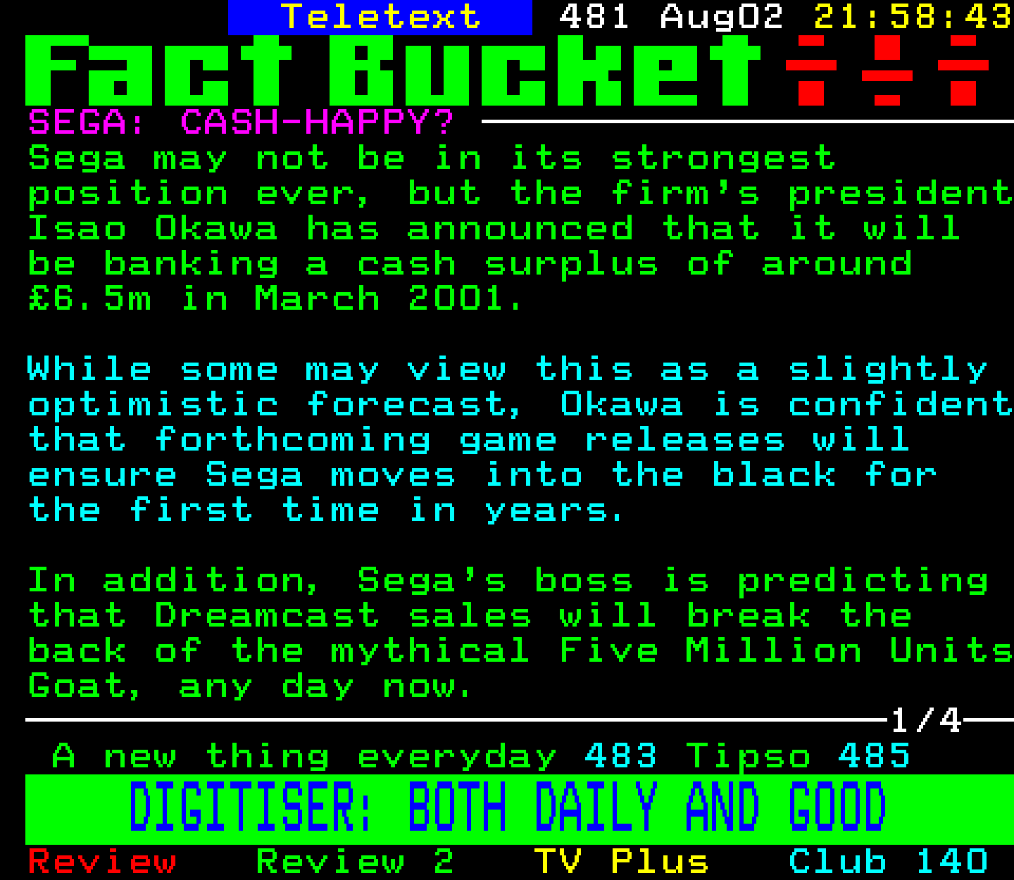 Digitiser, Teletext - 2000