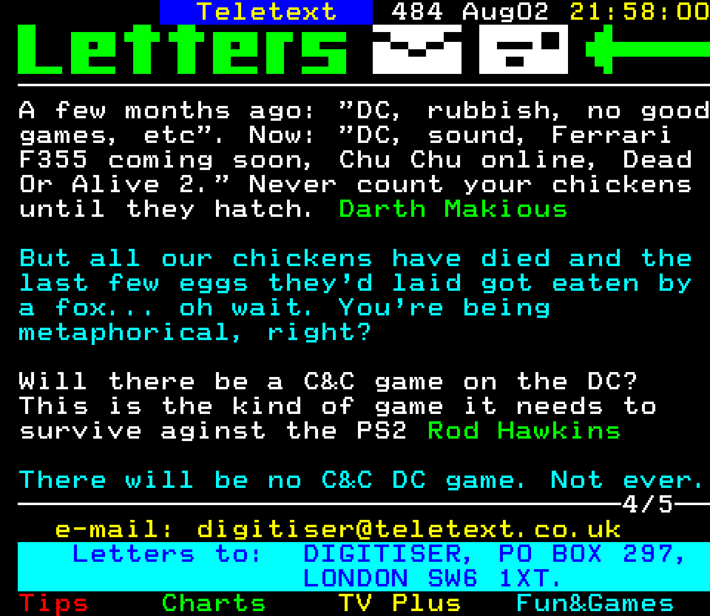 Digitiser, Teletext - 2000