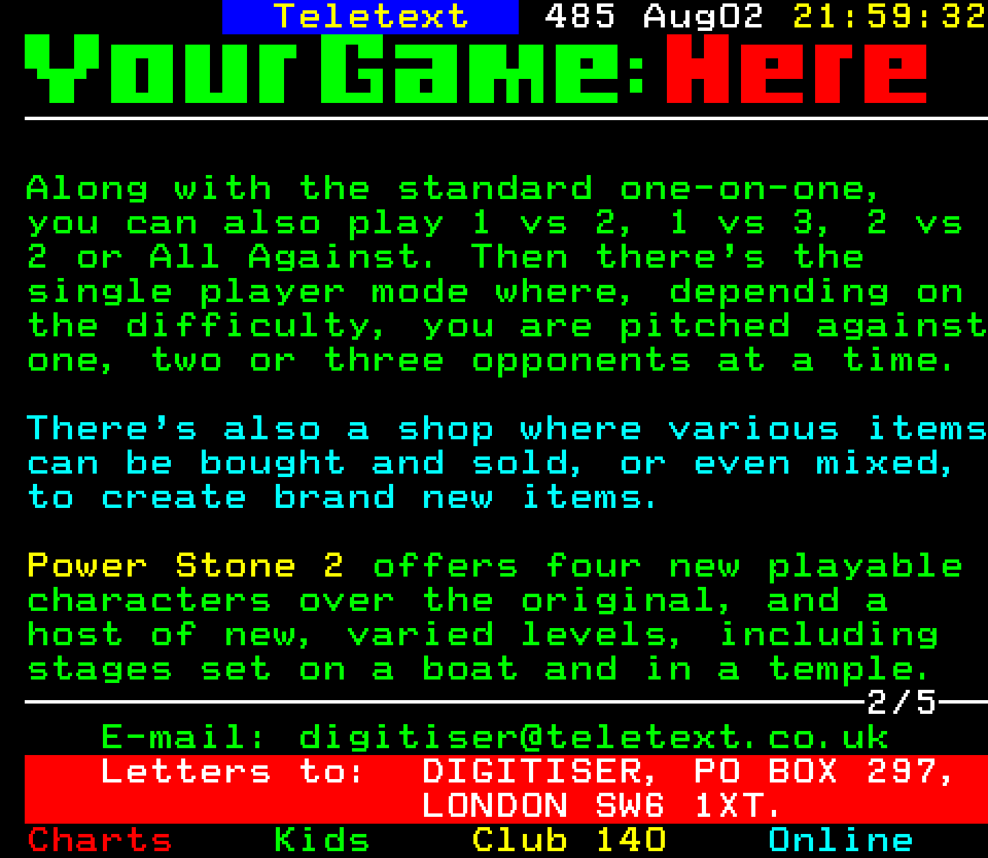 Digitiser, Teletext - 2000