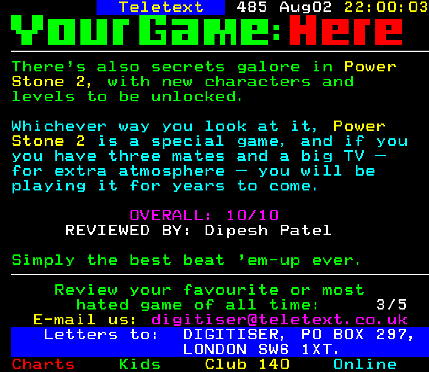 Digitiser, Teletext - 2000